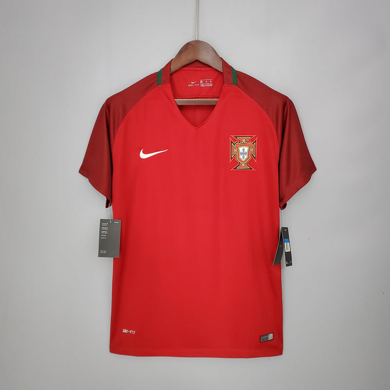 Camisa Retrô Seleção Portugal 2016 Home