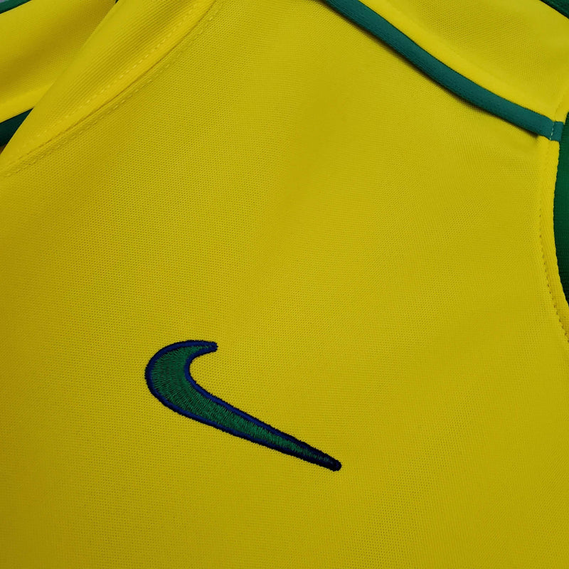 Camisa Retrô Seleção Brasil 1998 Home