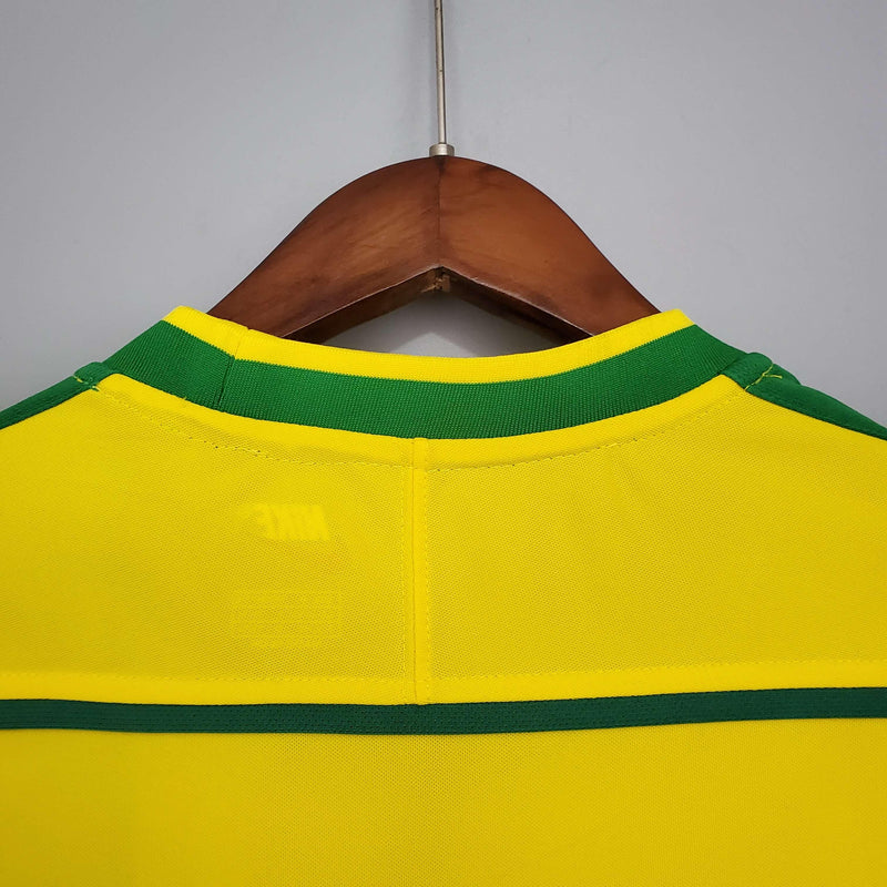 Camisa Retrô Seleção Brasil 1998 Home
