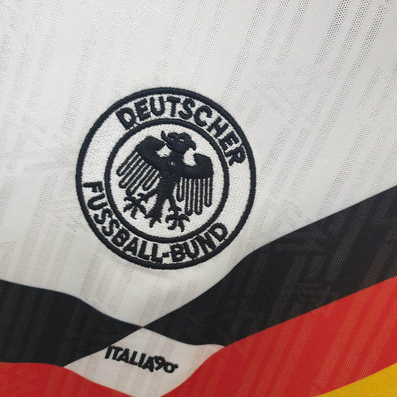 Camisa Retrô Seleção Alemanha 1990 Home