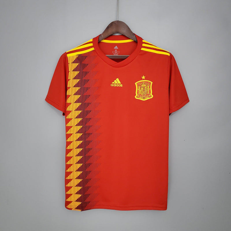 Camisa Retrô Seleção Espanha 2018 Home