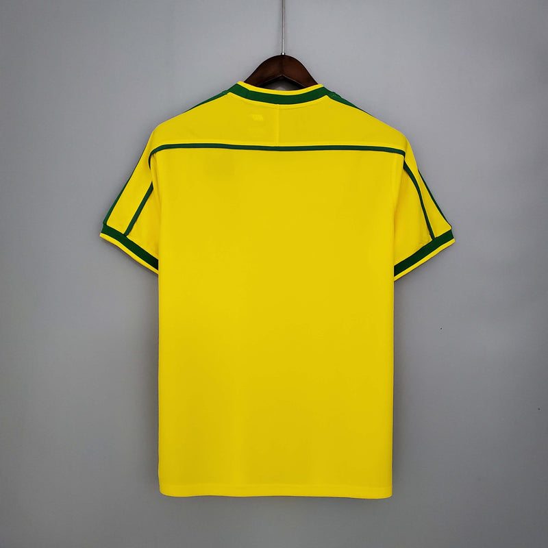 Camisa Retrô Seleção Brasil 1998 Home