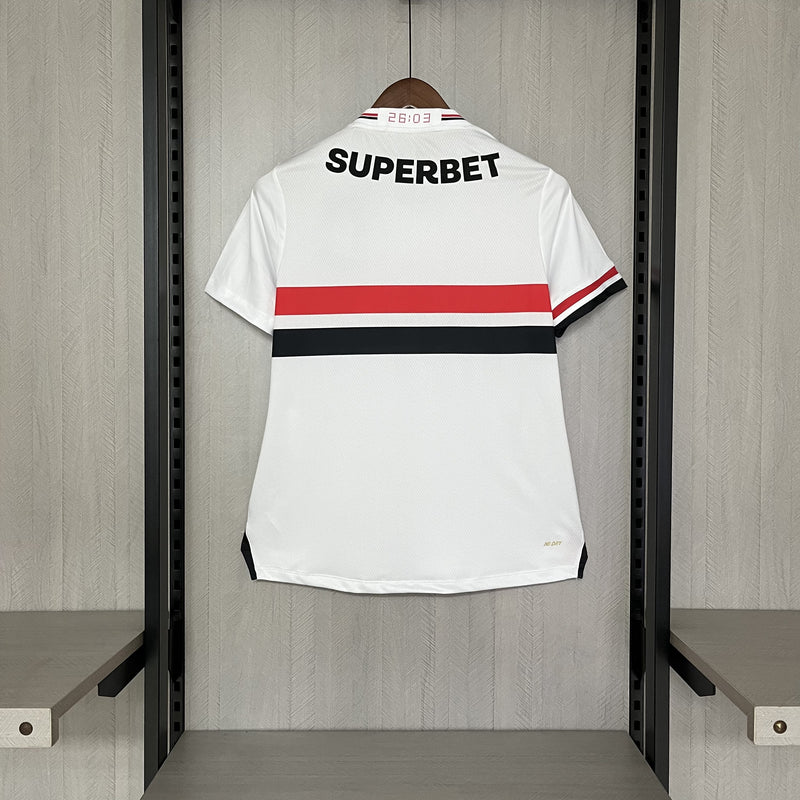 Camisa do São Paulo 2025/26 Home - Feminina