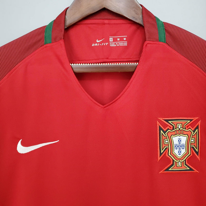 Camisa Retrô Seleção Portugal 2016 Home