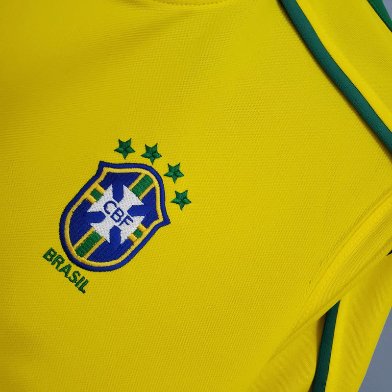 Camisa Retrô Seleção Brasil 1998 Home